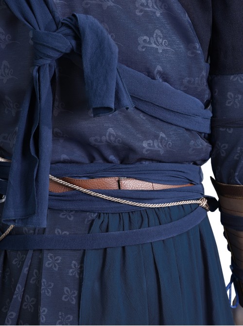 Game Where Winds Meet Halloween Cosplay Jiang Yan Costume Set Without Shoes