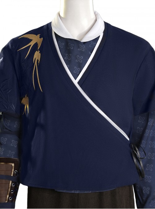 Game Where Winds Meet Halloween Cosplay Jiang Yan Costume Set Without Shoes