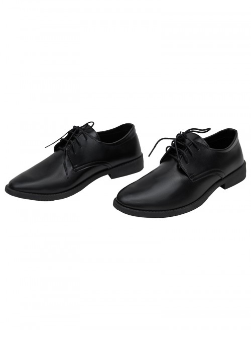 Live Action TV Series Spider-Noir‎ Halloween Cosplay Spider Man Accessories Black Leather Shoes