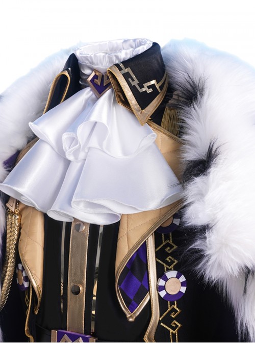 Identity V Halloween Cosplay Photographer Joseph Desaulniers Moonlight Gentleman White Day Costume Set