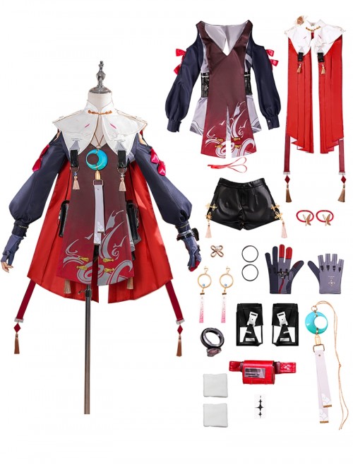 Game Wuthering Waves Halloween Cosplay Danjin Costume Full Set