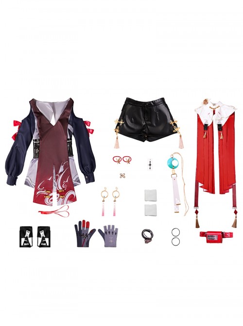 Game Wuthering Waves Halloween Cosplay Danjin Costume Full Set