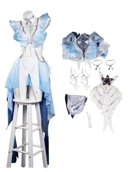 Game Wuthering Waves Halloween Cosplay The Shorekeeper Costume Set