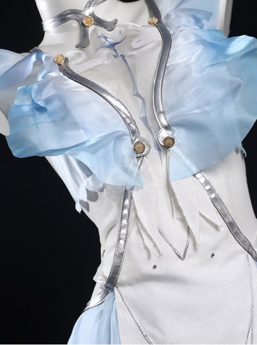 Game Wuthering Waves Halloween Cosplay The Shorekeeper Costume Set