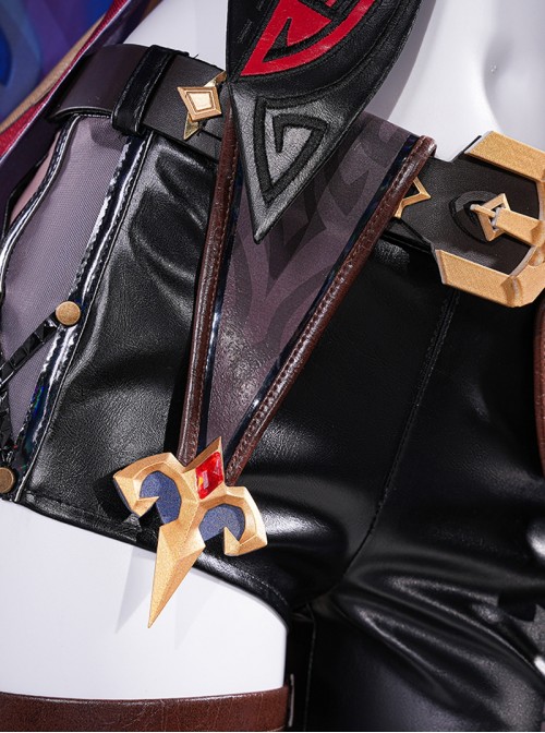 Game Genshin Impact Halloween Cosplay Chasca Costume Full Set