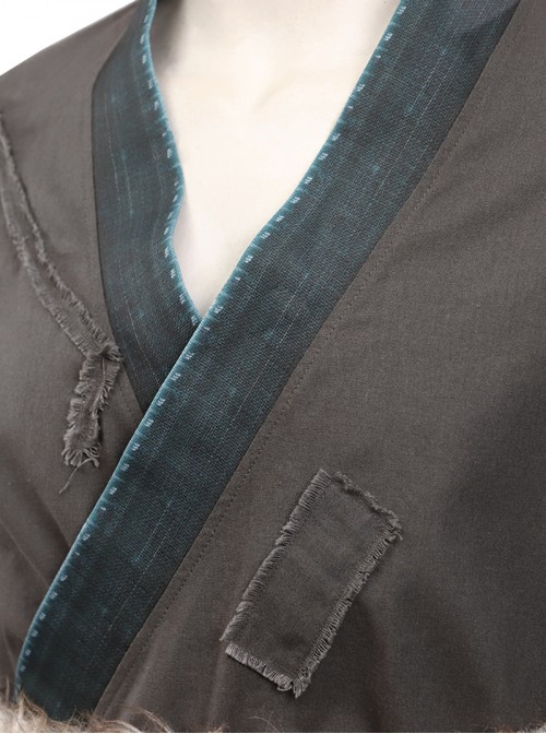 Black Myth Wukong Halloween Cosplay Wukong Fur Waistband Costume Set Without Gourd Without Masks