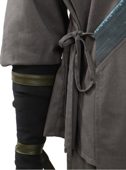 Black Myth Wukong Halloween Cosplay Wukong Fur Waistband Costume Set Without Gourd Without Masks