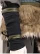 Black Myth Wukong Halloween Cosplay Wukong Fur Waistband Costume Set Without Gourd Without Masks