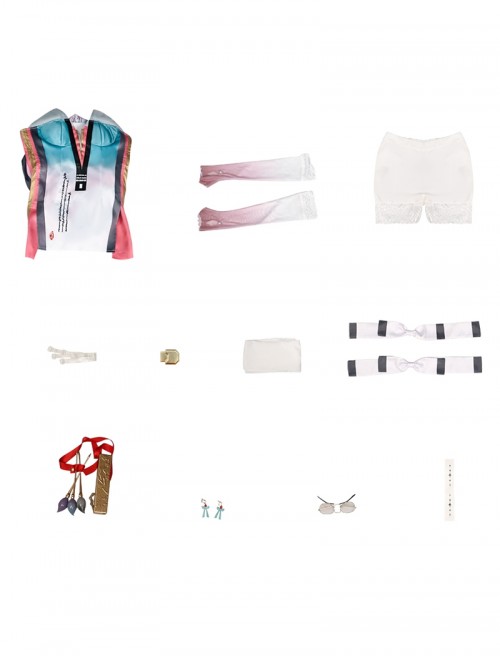 Game Wuthering Waves Halloween Cosplay Zhezhi Costume Full Set