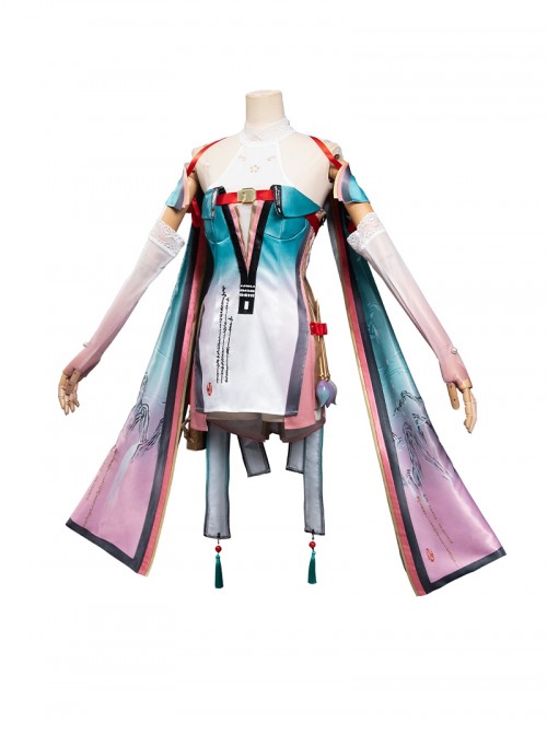 Game Wuthering Waves Halloween Cosplay Zhezhi Costume Full Set