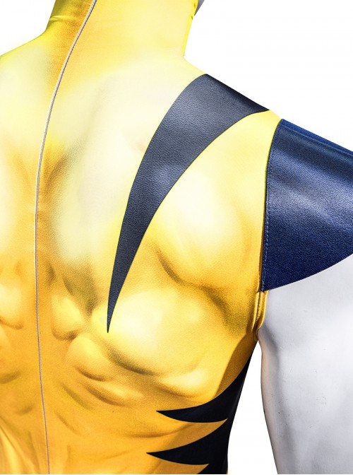 Anime X-Men '97 Halloween Cosplay Wolverine Bodysuit Costume Set Without Shoes