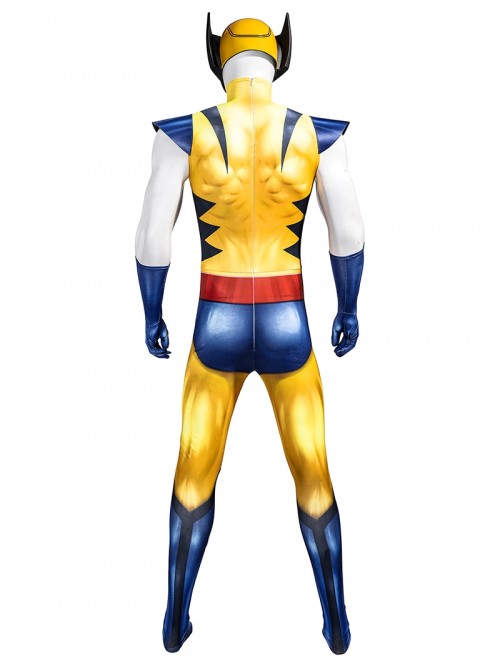 Anime X-Men '97 Halloween Cosplay Wolverine Bodysuit Costume Set Without Shoes