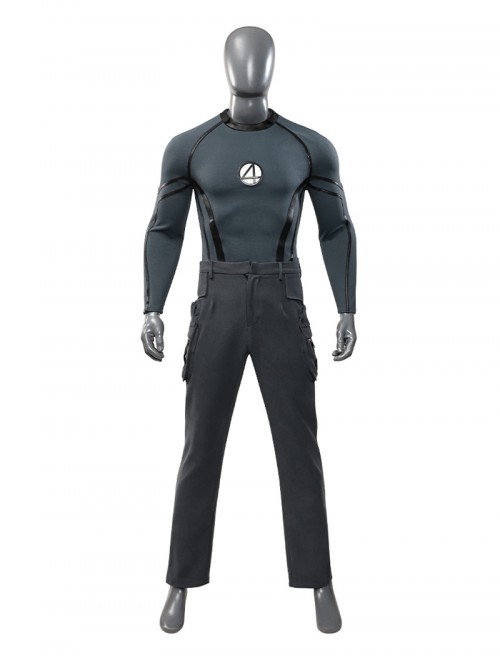 Movie Deadpool & Wolverine Halloween Cosplay Fantastic Four Human Torch Costume Set Without Shoes