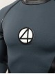 Movie Deadpool & Wolverine Halloween Cosplay Fantastic Four Human Torch Costume Set Without Shoes