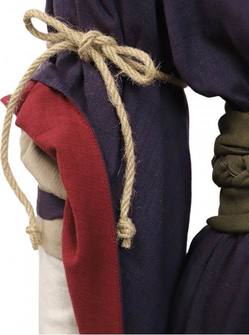 Black Myth Wukong Wukong Braided Belt Halloween Cosplay Costume Set Without Gourd Without Masks