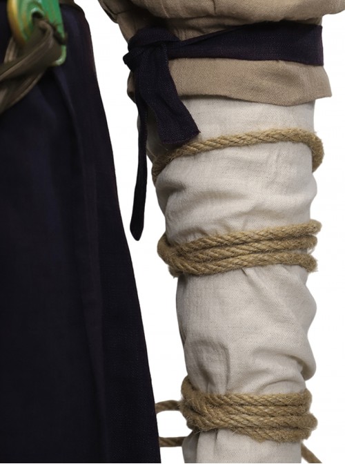 Black Myth Wukong Wukong Braided Belt Halloween Cosplay Costume Set Without Gourd Without Masks