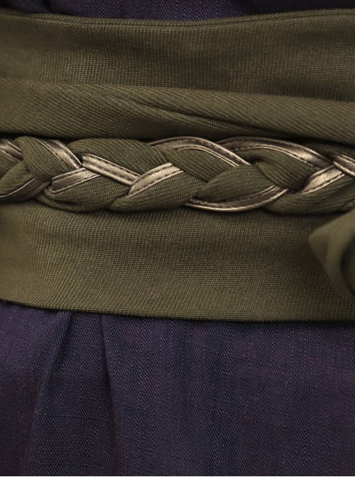 Black Myth Wukong Wukong Braided Belt Halloween Cosplay Costume Set Without Gourd Without Masks