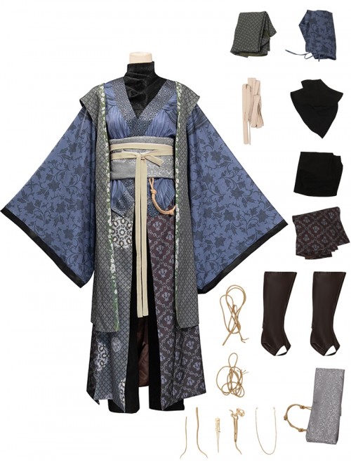 Black Myth Wukong Halloween Cosplay Spider Spirit The Fourth Sister Costume Full Set