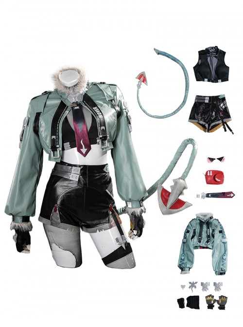 Game Zenless Zone Zero Halloween Cosplay Jane Doe Costume Full Set