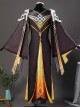 Game Genshin Impact Halloween Cosplay Zhongli New Skin Rex Lapis Costume Full Set