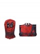 Deadpool Halloween Cosplay Deadpool Costume Printing Red Bodysuit Set