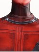 Deadpool Halloween Cosplay Deadpool Costume Printing Red Bodysuit Set