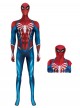 Game Marvel Spider-Man 2 Halloween Cosplay Peter Parker Battle Suit Costume Blue Red Bodysuit Set