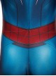 Game Marvel Spider-Man 2 Halloween Cosplay Peter Parker Battle Suit Costume Blue Red Bodysuit Set