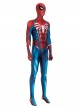 Game Marvel Spider-Man 2 Halloween Cosplay Peter Parker Battle Suit Costume Blue Red Bodysuit Set