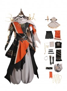 Game Identity V Halloween Cosplay Mercenary Naib Subedar Official Cafe Fantasy World Costume Set