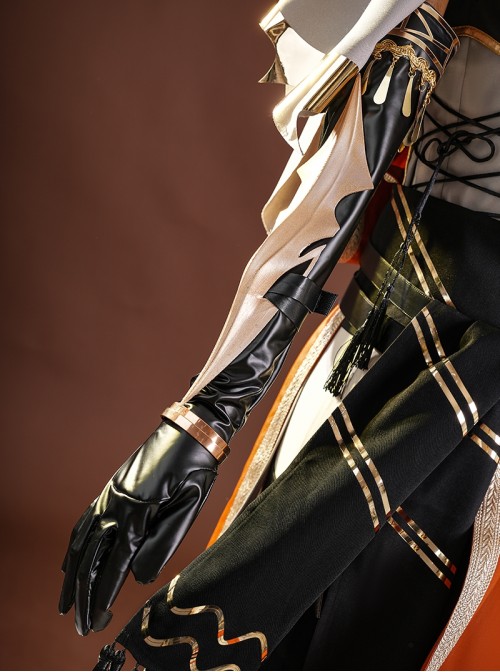 Game Identity V Halloween Cosplay Mercenary Naib Subedar Official Cafe Fantasy World Costume Set