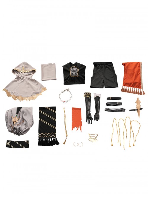 Game Identity V Halloween Cosplay Mercenary Naib Subedar Official Cafe Fantasy World Costume Set