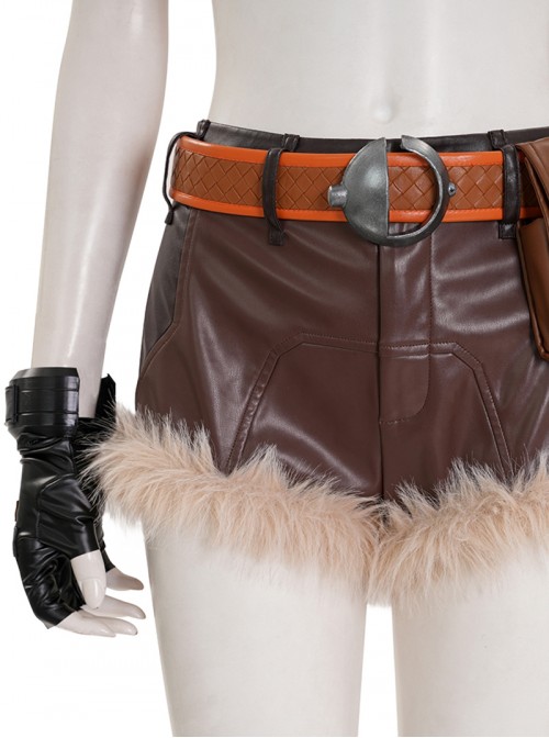 Game Marvel Rivals Halloween Cosplay Doreen Allene Green Squirrel Girl Costume Set Without Shoes