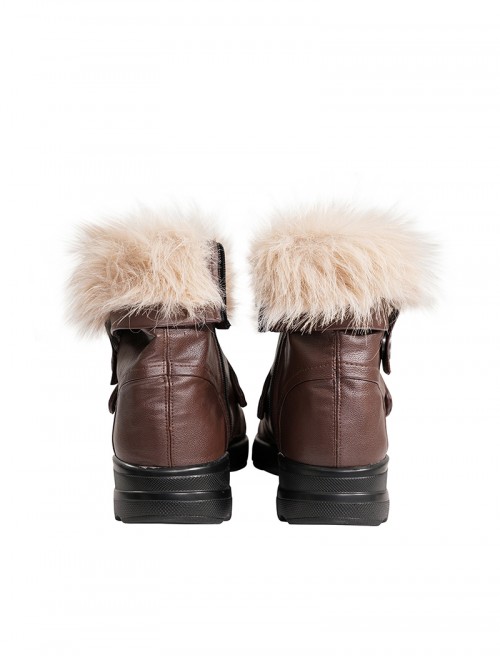 Marvel Rivals Halloween Cosplay Doreen Allene Green Squirrel Girl Accessories Brown Furry Leather Shoes