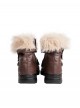 Marvel Rivals Halloween Cosplay Doreen Allene Green Squirrel Girl Accessories Brown Furry Leather Shoes