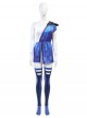 Game Marvel Rivals Halloween Cosplay Psylocke Sai Costume Set Without Shoes And Sword