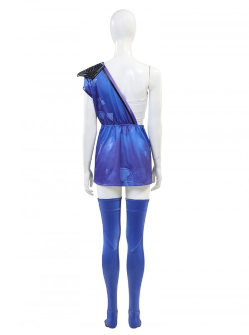 Game Marvel Rivals Halloween Cosplay Psylocke Sai Costume Set Without Shoes And Sword