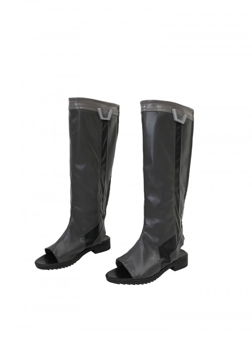 Game Marvel Rivals Halloween Cosplay Psylocke Sai Accessories Black Boots