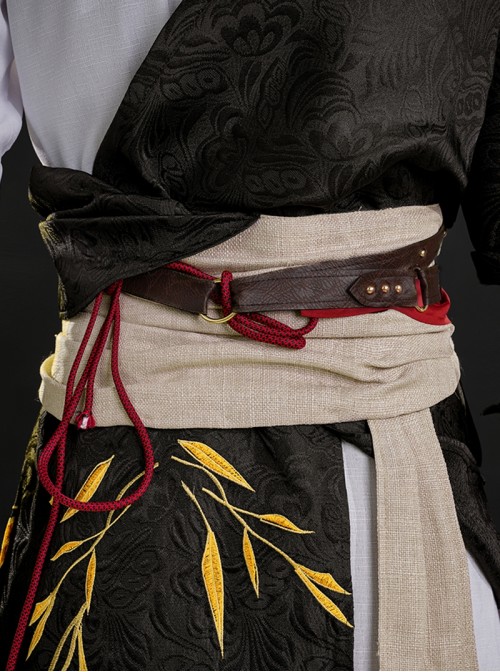 Game Where Winds Meet Halloween Cosplay Player Young Martial Master Initial Costume Set Without Shoes