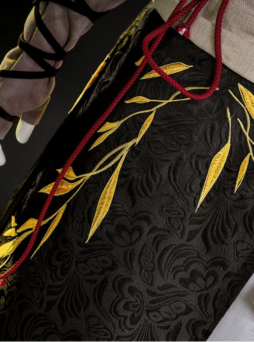 Game Where Winds Meet Halloween Cosplay Player Young Martial Master Initial Costume Set Without Shoes