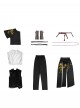 Game Where Winds Meet Halloween Cosplay Player Young Martial Master Initial Costume Set Without Shoes