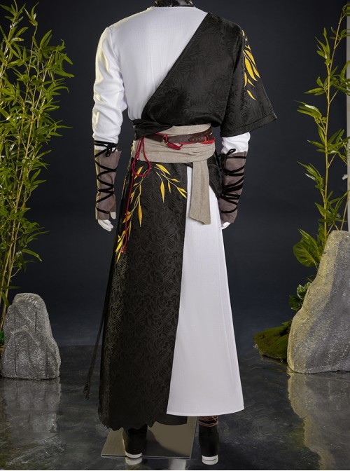 Game Where Winds Meet Halloween Cosplay Player Young Martial Master Initial Costume Set Without Shoes