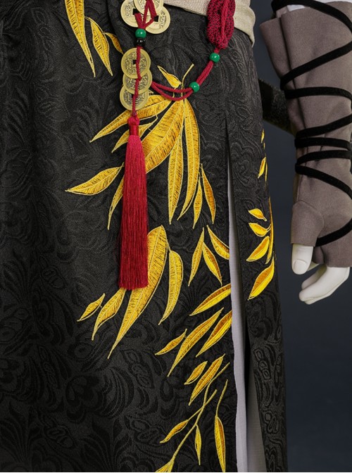 Game Where Winds Meet Halloween Cosplay Player Young Martial Master Initial Costume Set Without Shoes
