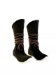 Where Winds Meet Halloween Cosplay Player Young Martial Master Initial Accessories Black Boots