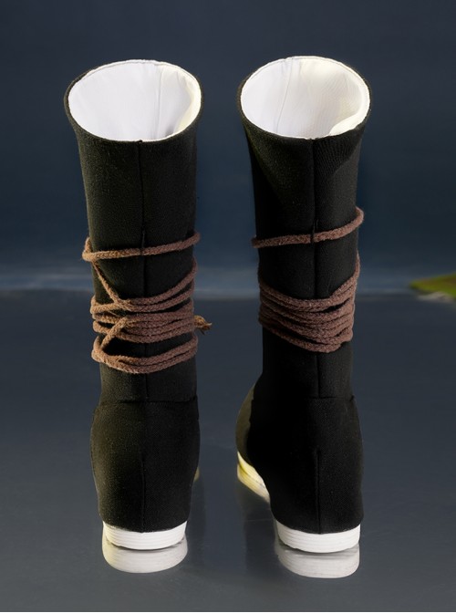 Where Winds Meet Halloween Cosplay Player Young Martial Master Initial Accessories Black Boots