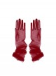 Elegant Simple Classic Lolita Refined Bridal Accessory Sheer Mesh Lace Socialite Wedding Banquet Gloves