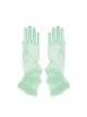 Elegant Simple Classic Lolita Refined Bridal Accessory Sheer Mesh Lace Socialite Wedding Banquet Gloves
