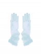 Elegant Simple Classic Lolita Refined Bridal Accessory Sheer Mesh Lace Socialite Wedding Banquet Gloves