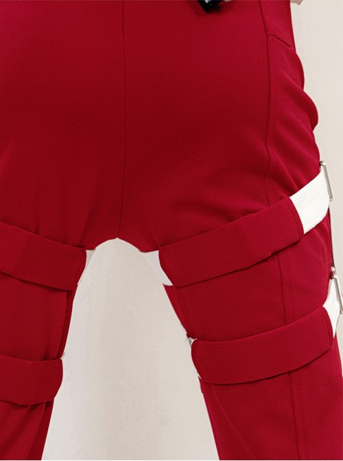 Thunderbolts Halloween Cosplay Red Guardian Costume Set Without Shoes And Props