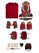 Thunderbolts Halloween Cosplay Red Guardian Costume Set Without Shoes And Props